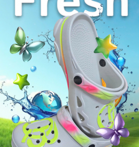 Giày QB EVA Cao Cấp – Phiên Bản Logo VÀNG NEON