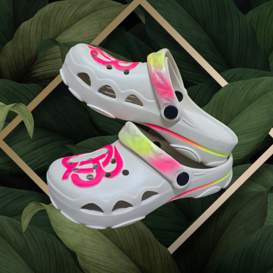 Giày QB EVA Cao Cấp – Phiên Bản Logo HỒNG NEON