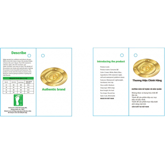 Giày QB EVA Cao Cấp – Phiên Bản Logo NEON 2 MÀU (Hồng + Vàng)